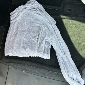Long sleeve grey shirt